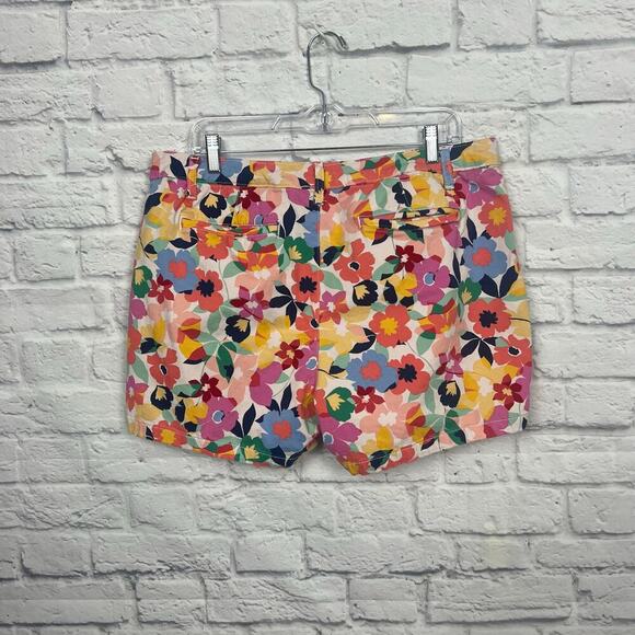 John's Bay Floral Shorts Women Size 16 - Picture 5 of 7
